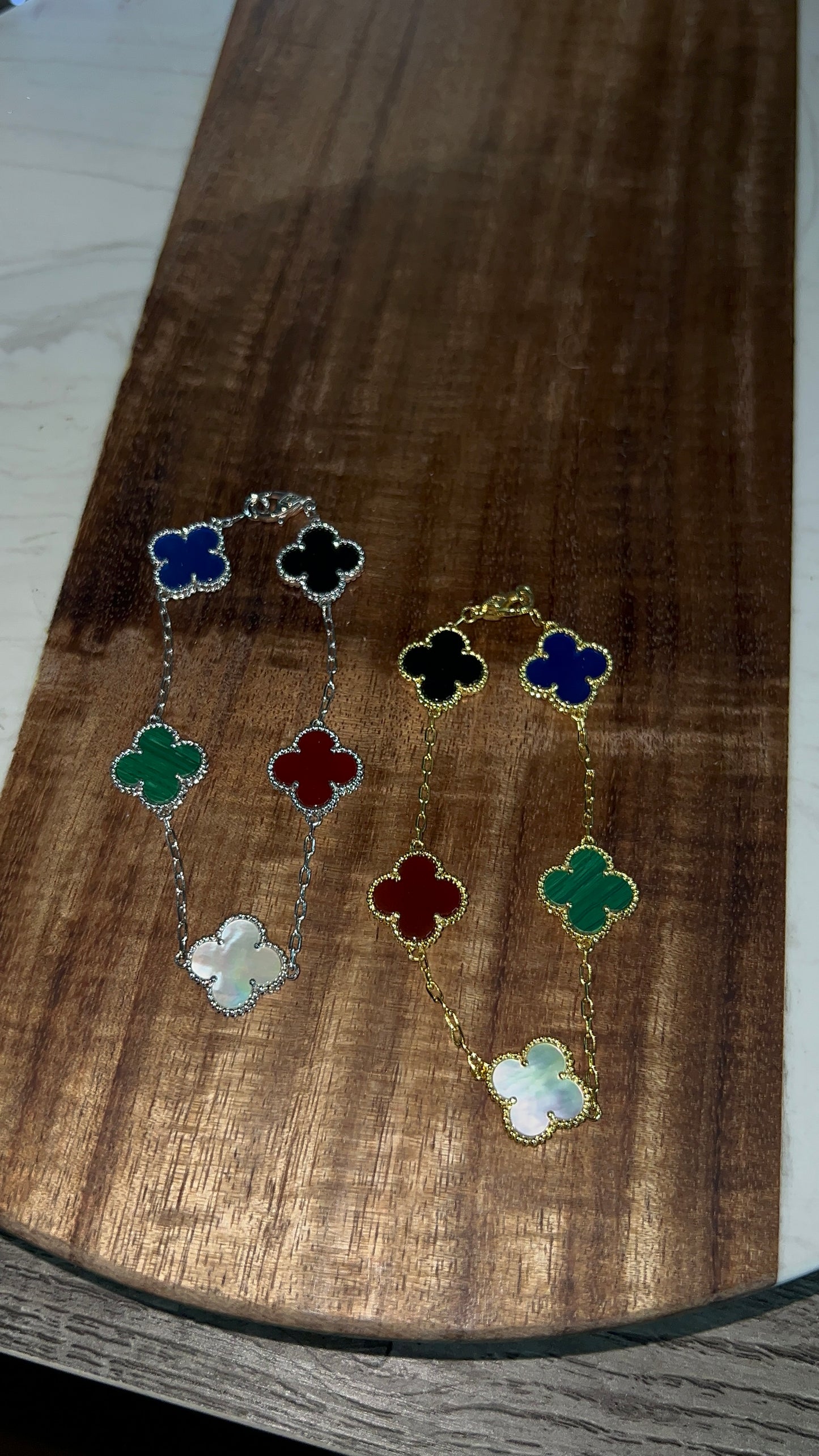 Kylie Clover Bracelet ~ Multicolor