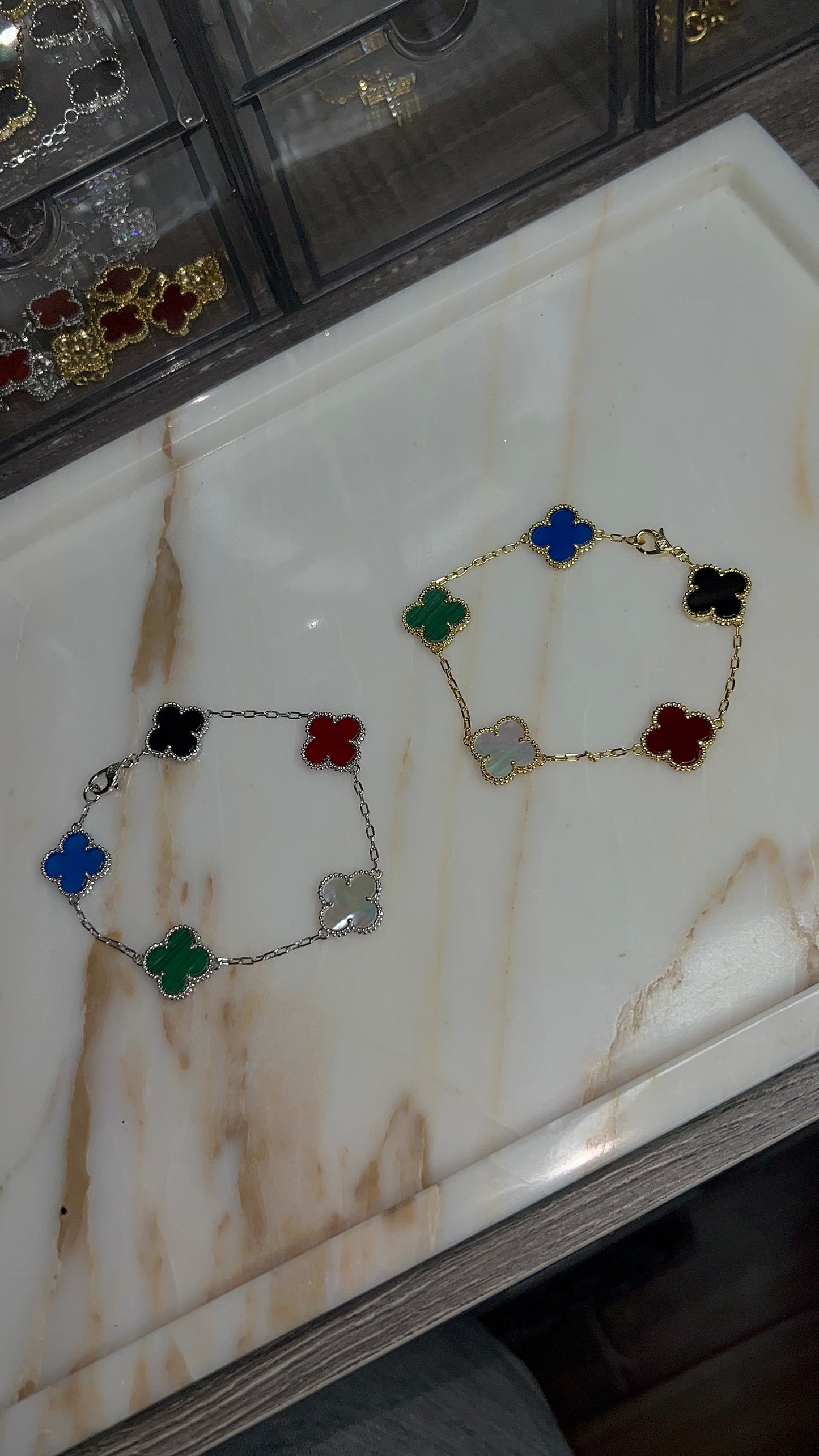 Kylie Clover Bracelet ~ Multicolor