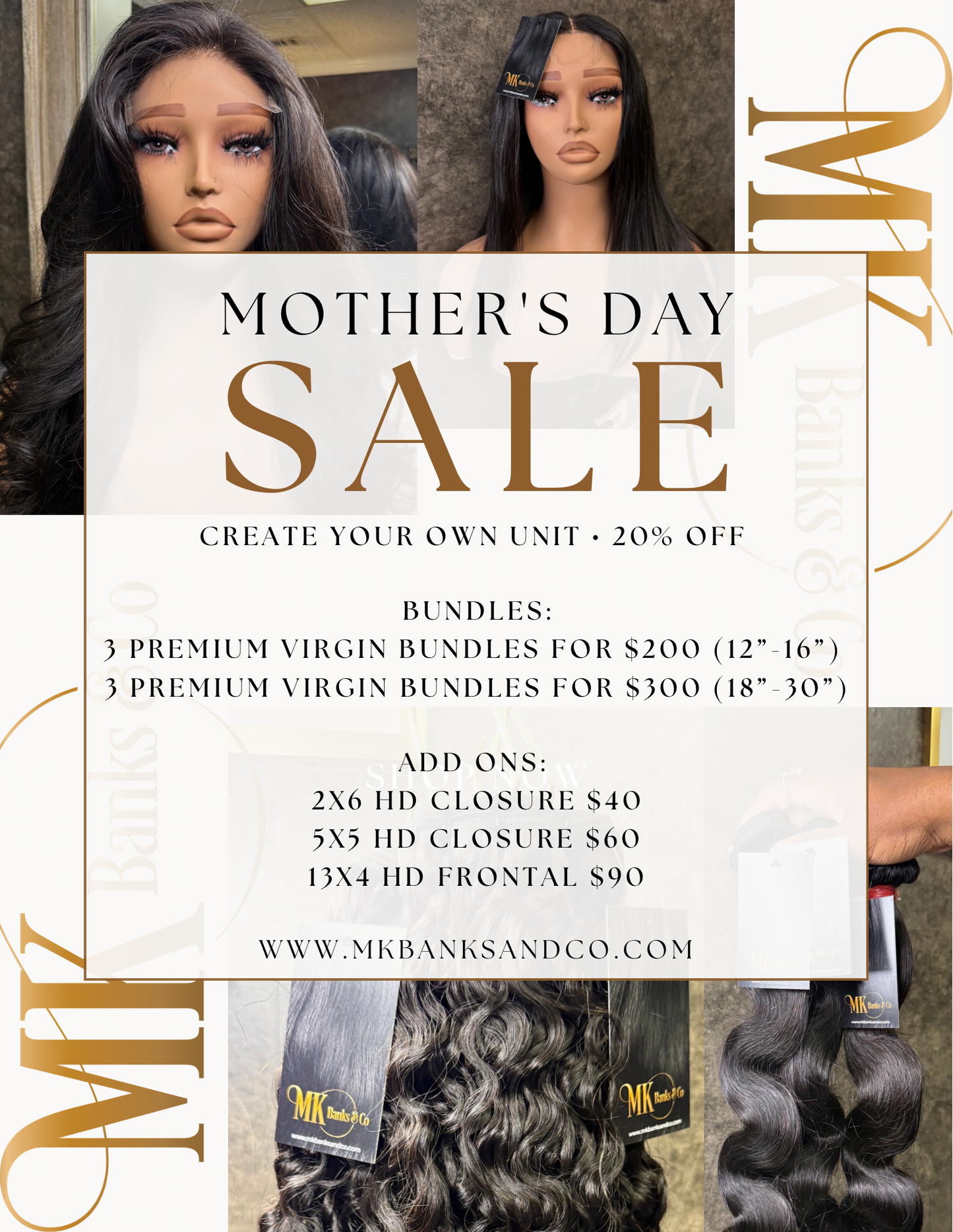 Premium Virgin Bundle Deal (18”-30”)