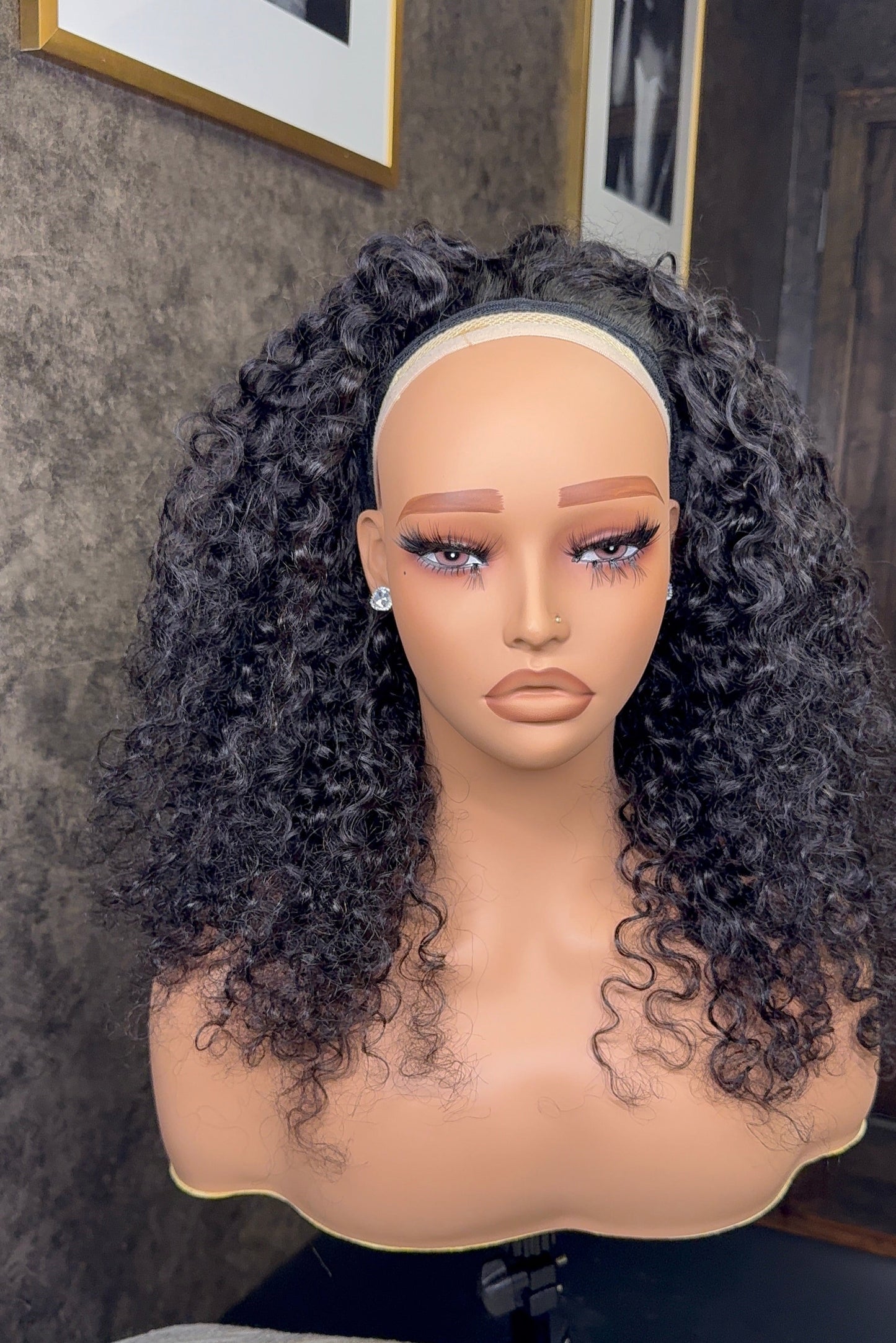 Flip-Over Half Wig