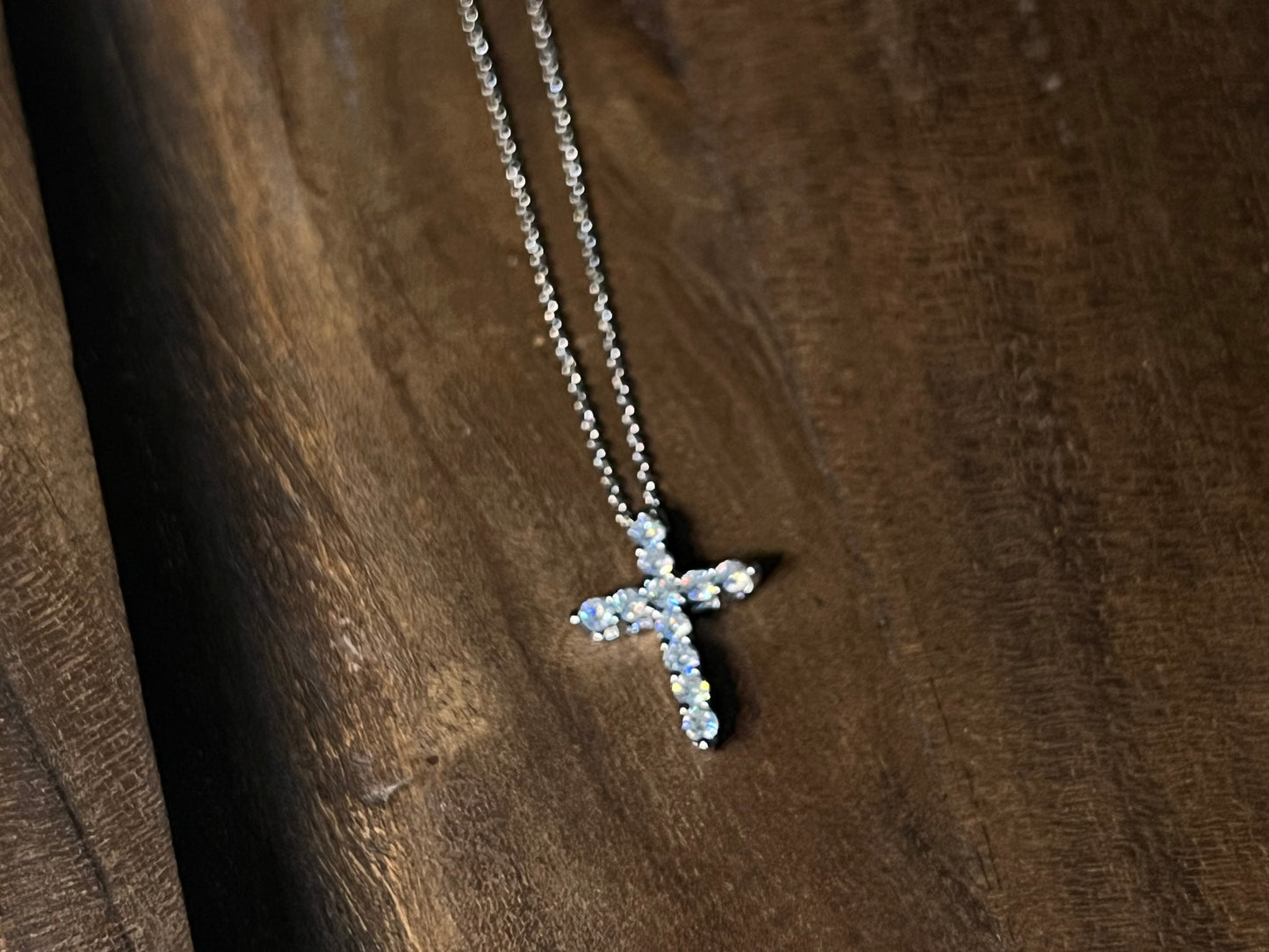 Crystal Clear Cross ~ Necklace
