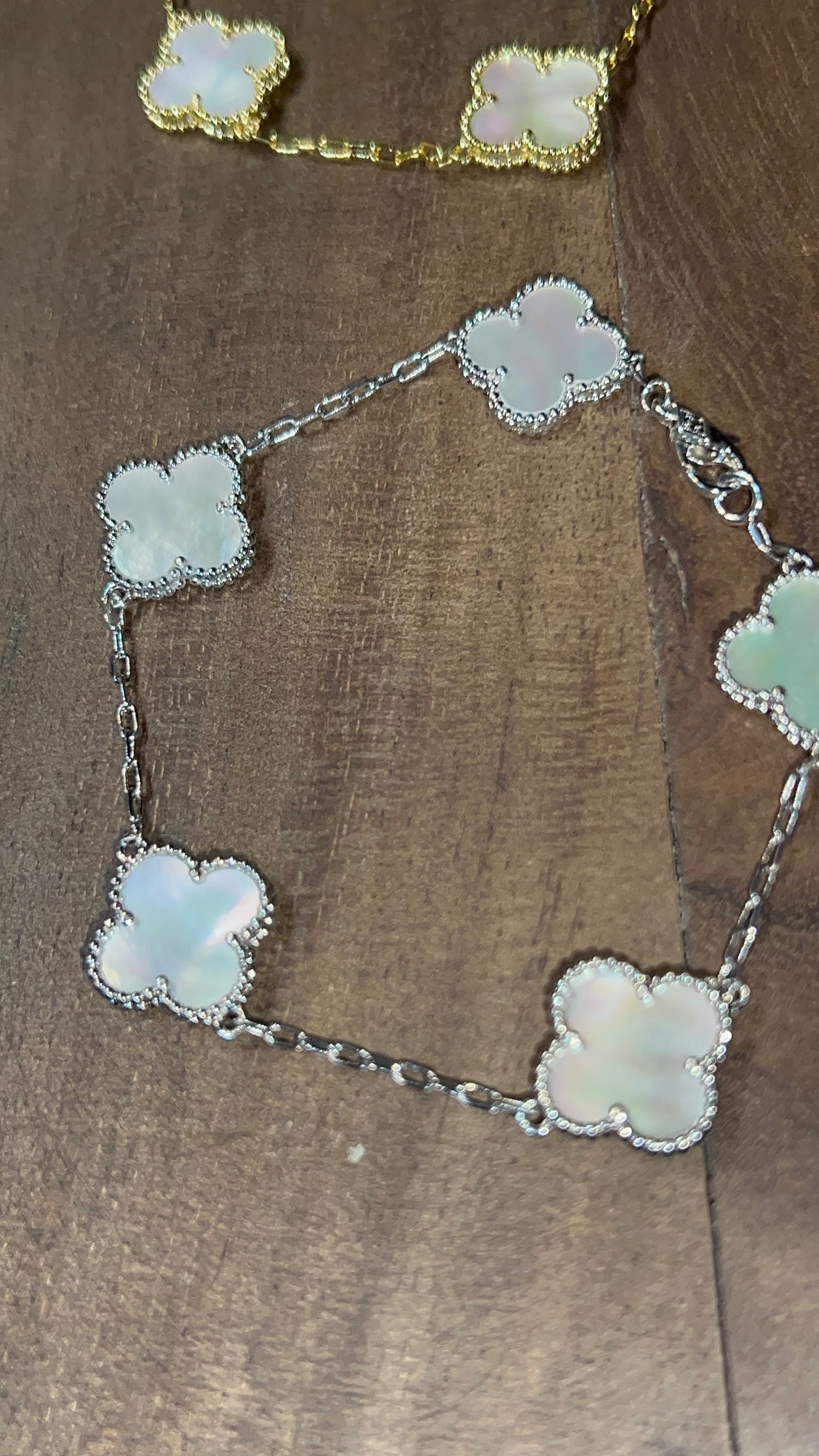 Zuri Clover Bracelet ~ Silver