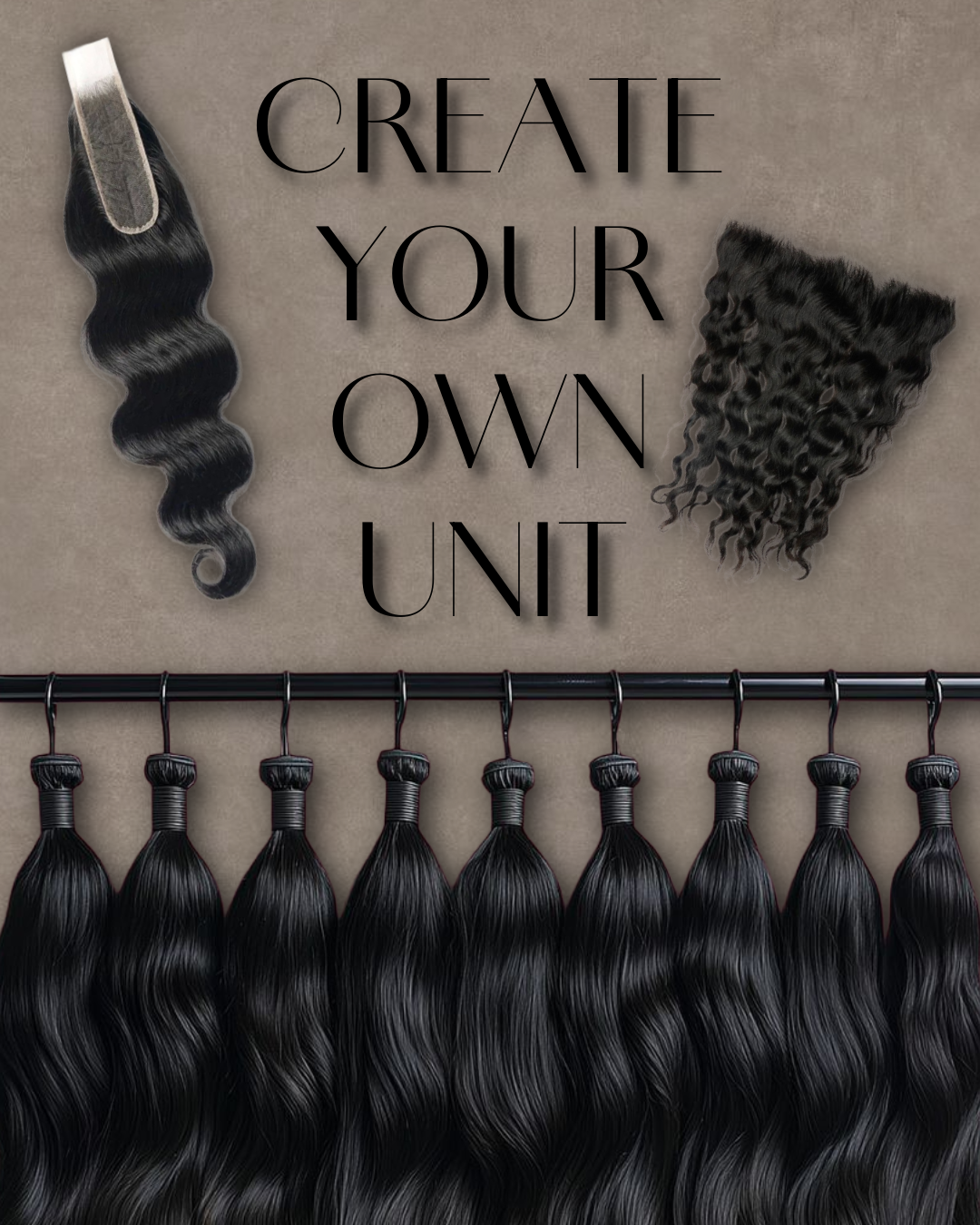 Create Your Own 2x6 HD Closure Unit (Premium Virgin)