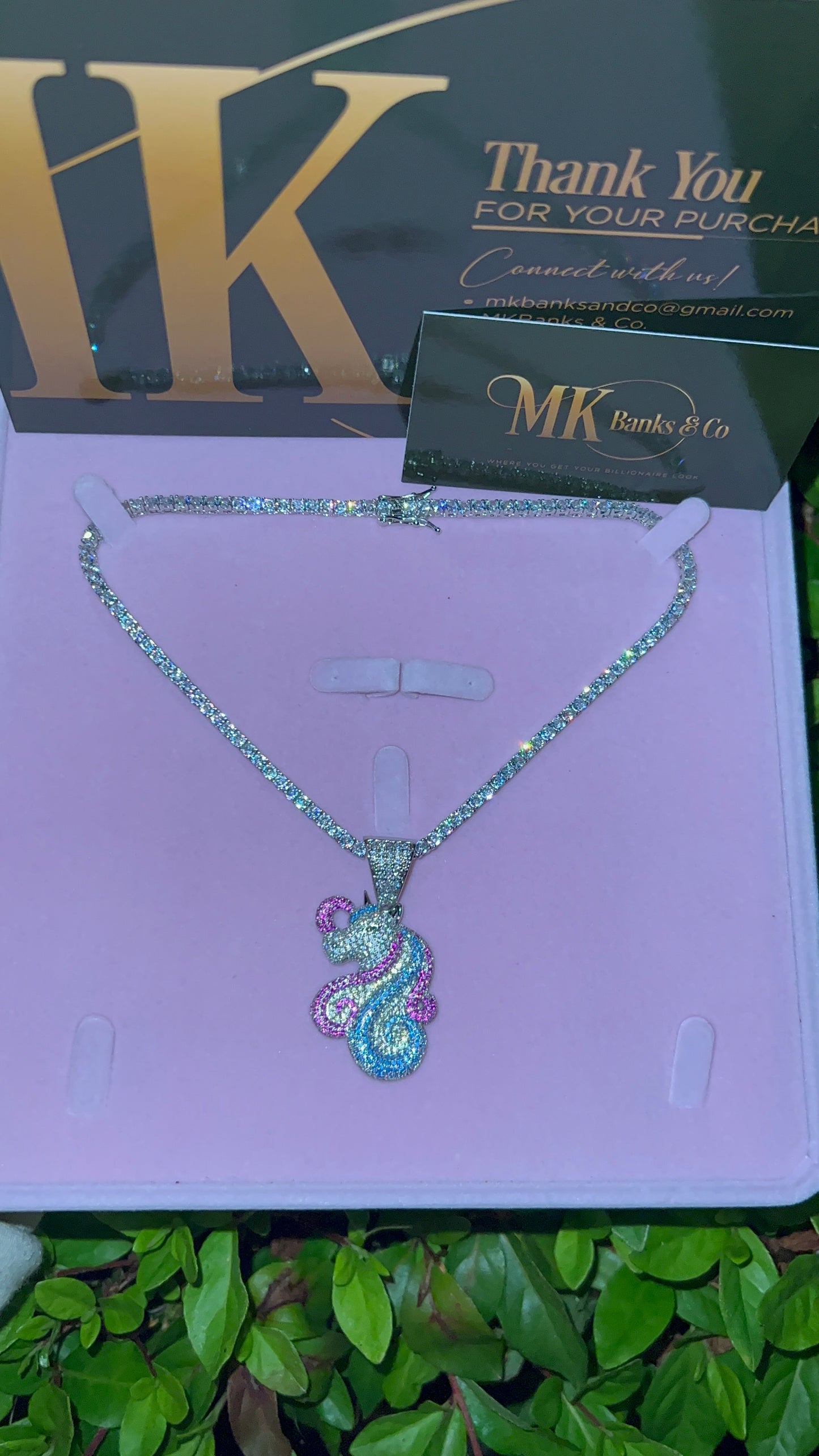 Icy Unicorn Necklace