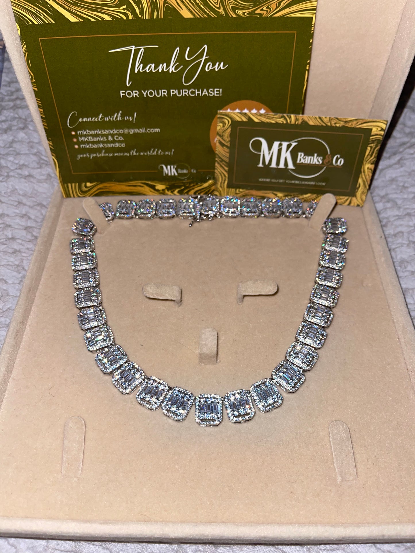 Ice'd Out Baguette Cuban Necklace