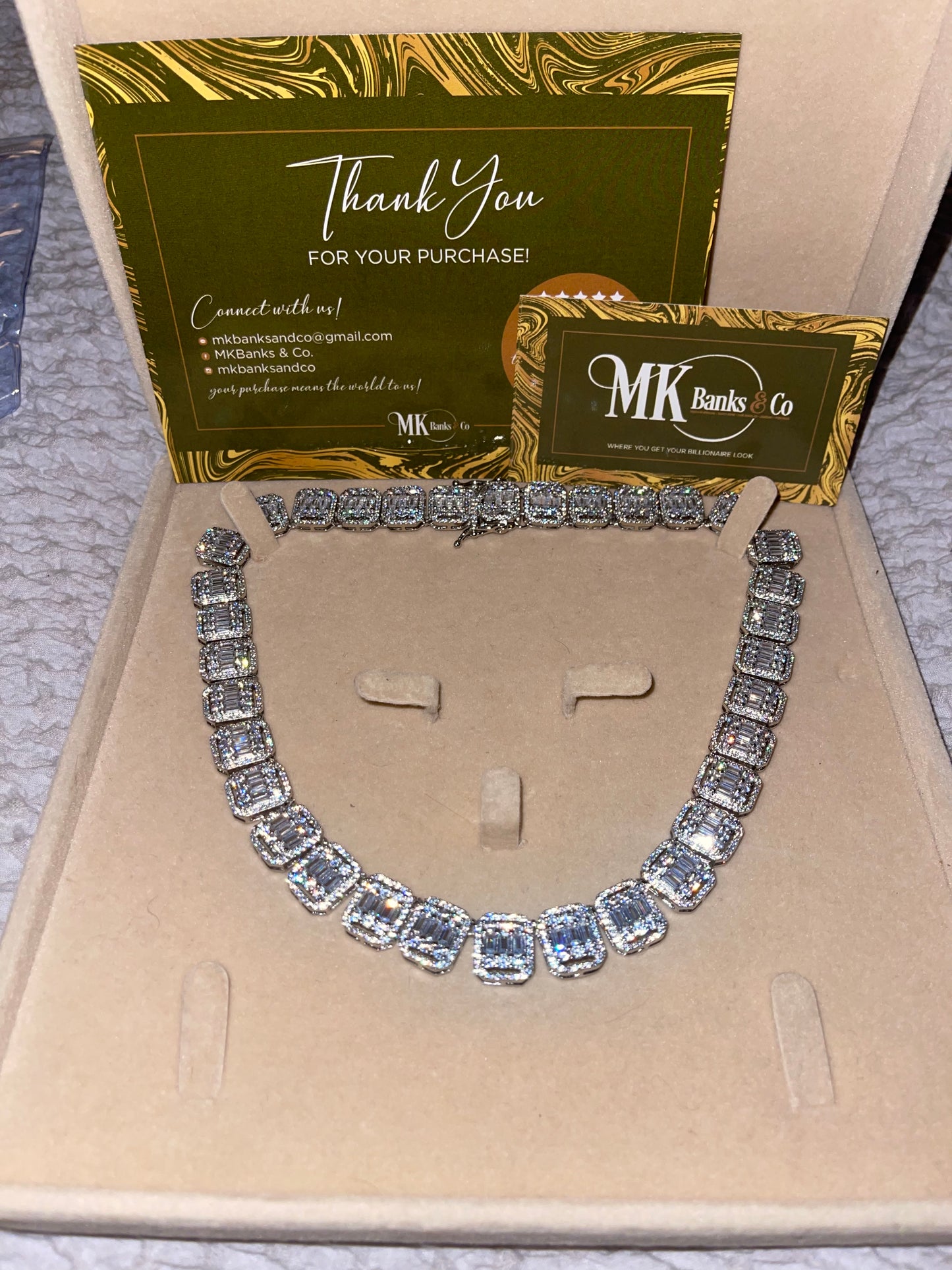 Ice'd Out Baguette Cuban Necklace