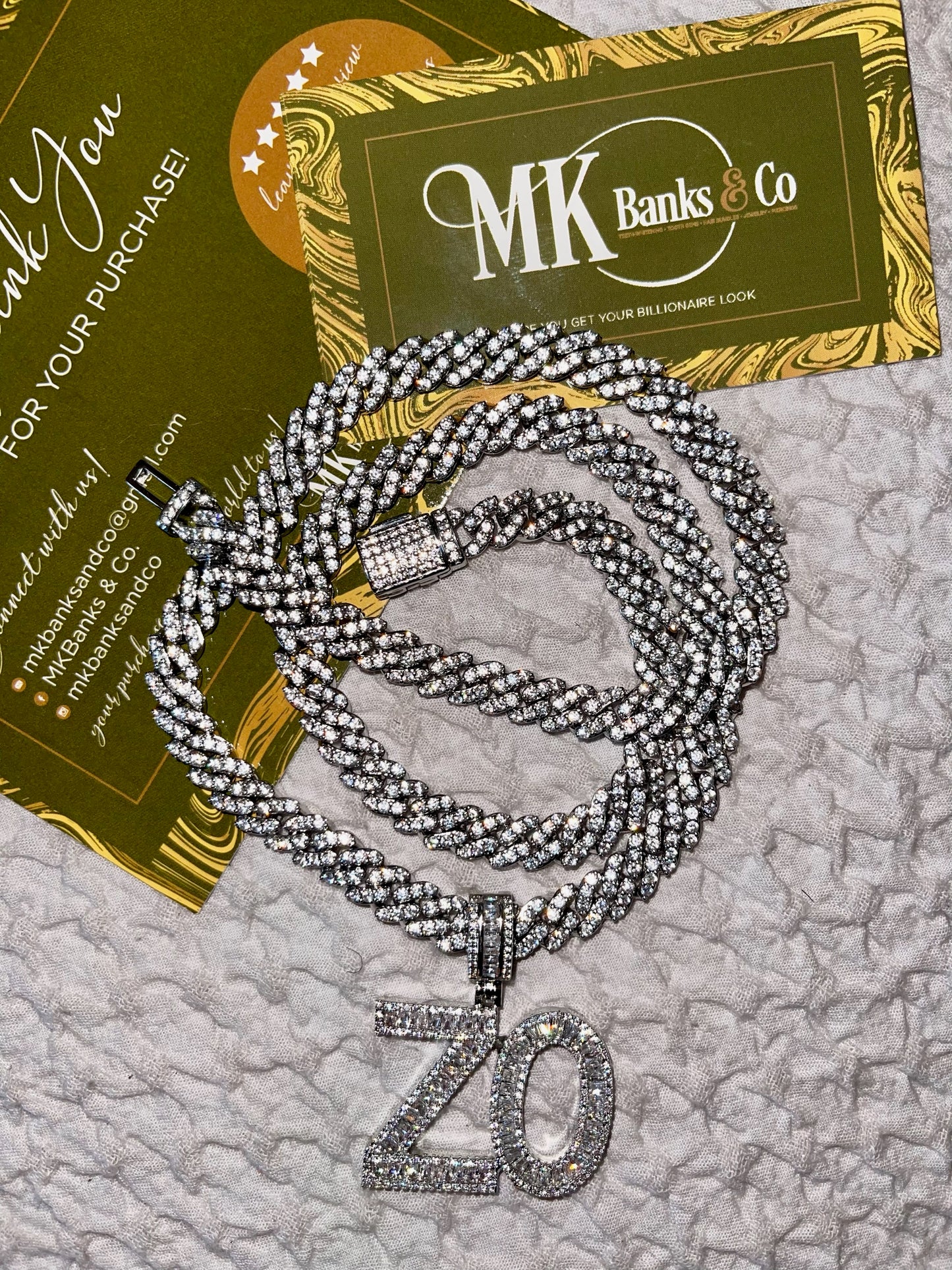 Custom Baguette Necklace