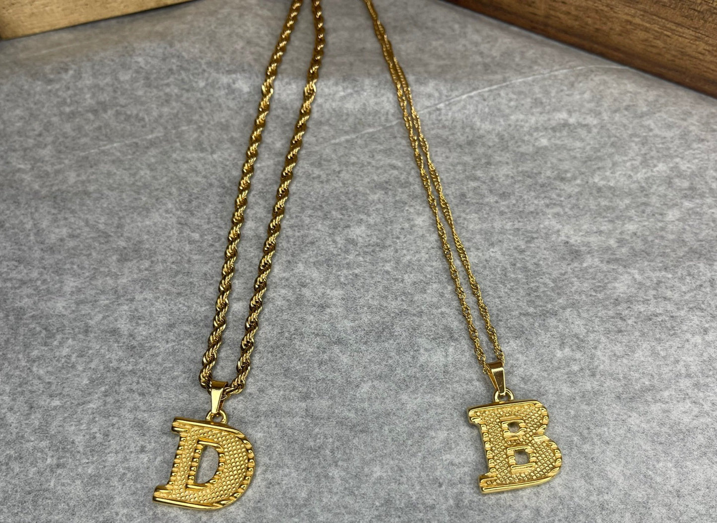 Gold Initial Necklace
