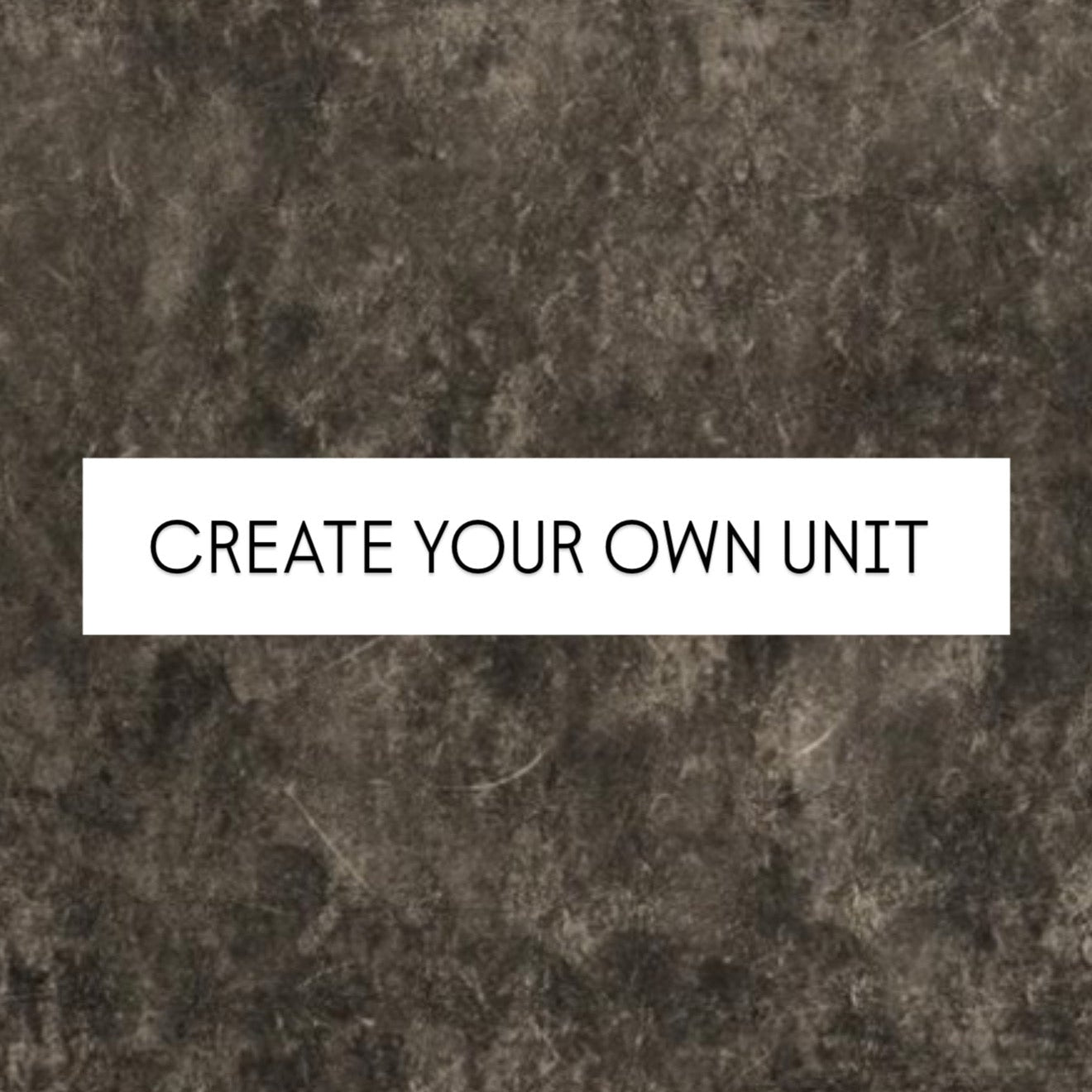 Create your own unit (Premium Raw)