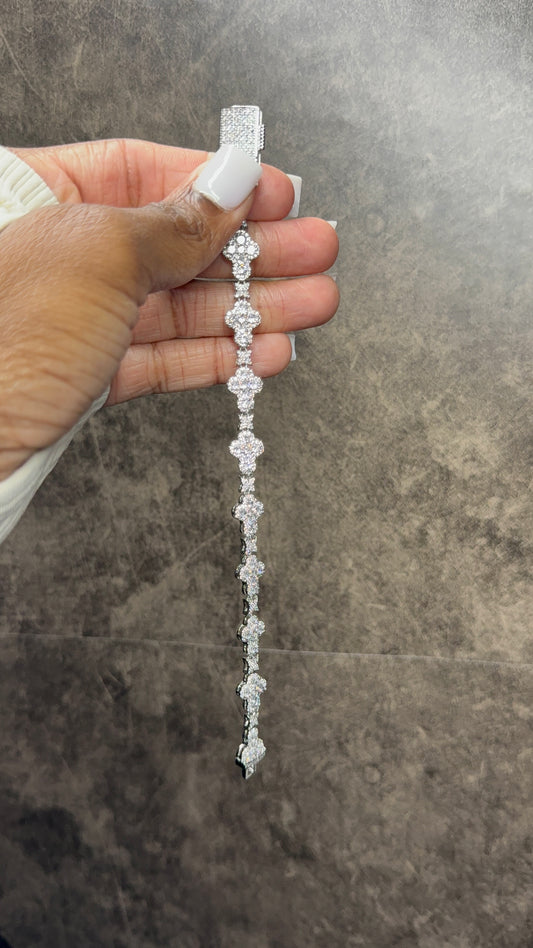 Icy Cross Bracelet