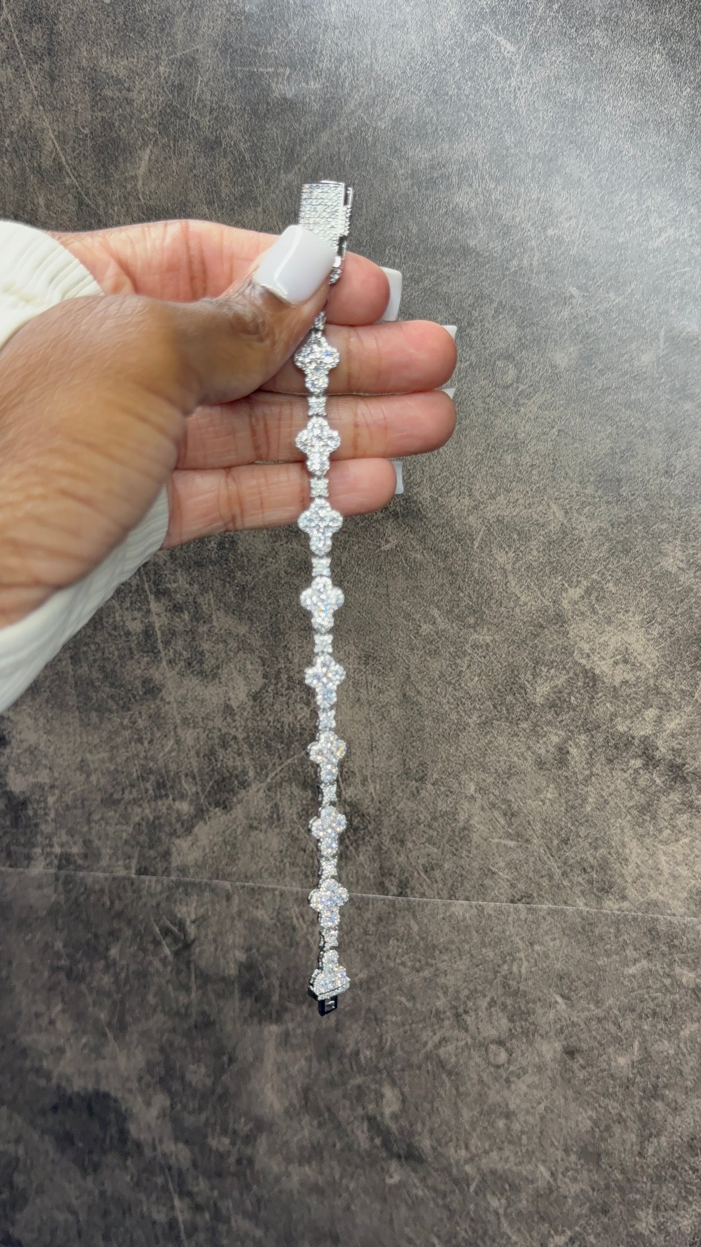 Icy Cross Bracelet