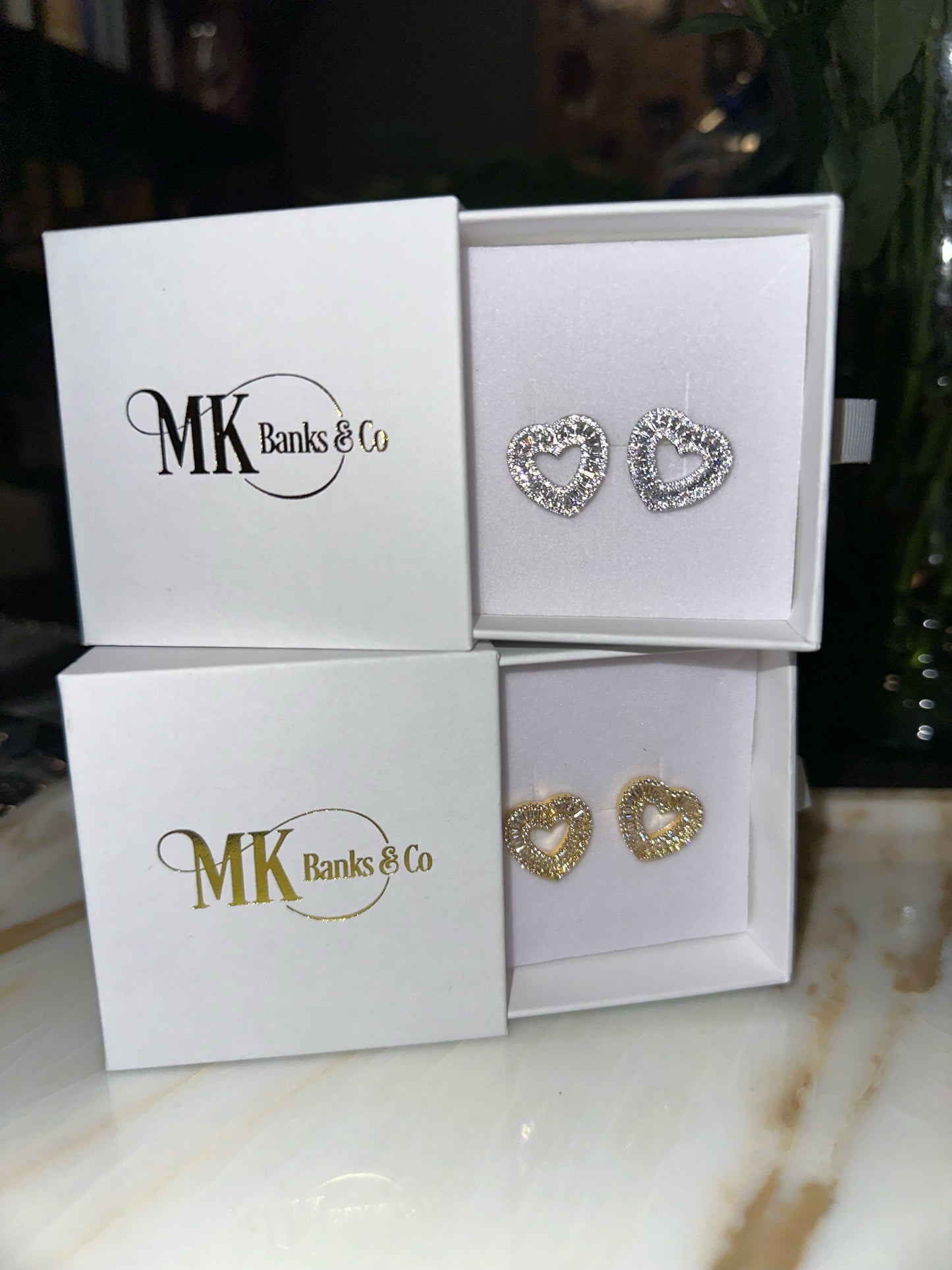 So Icy Heart Earrings