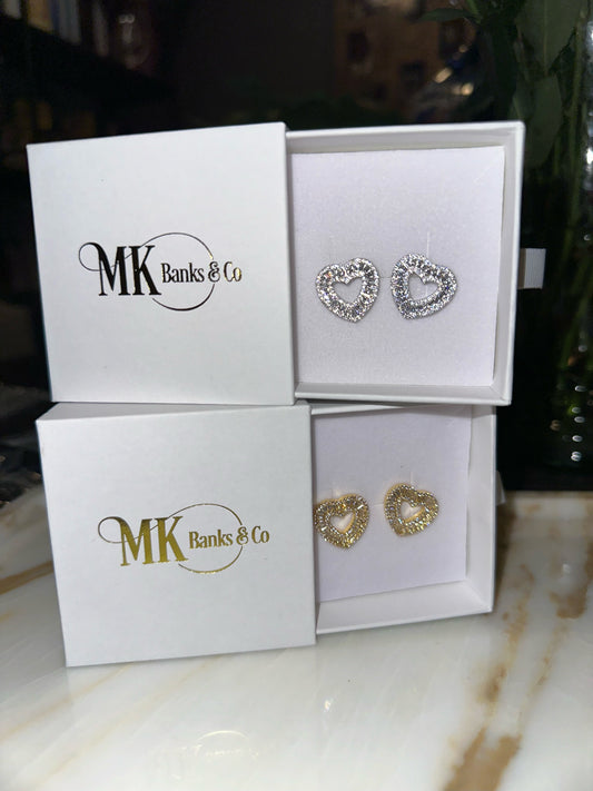 So Icy Heart Earrings