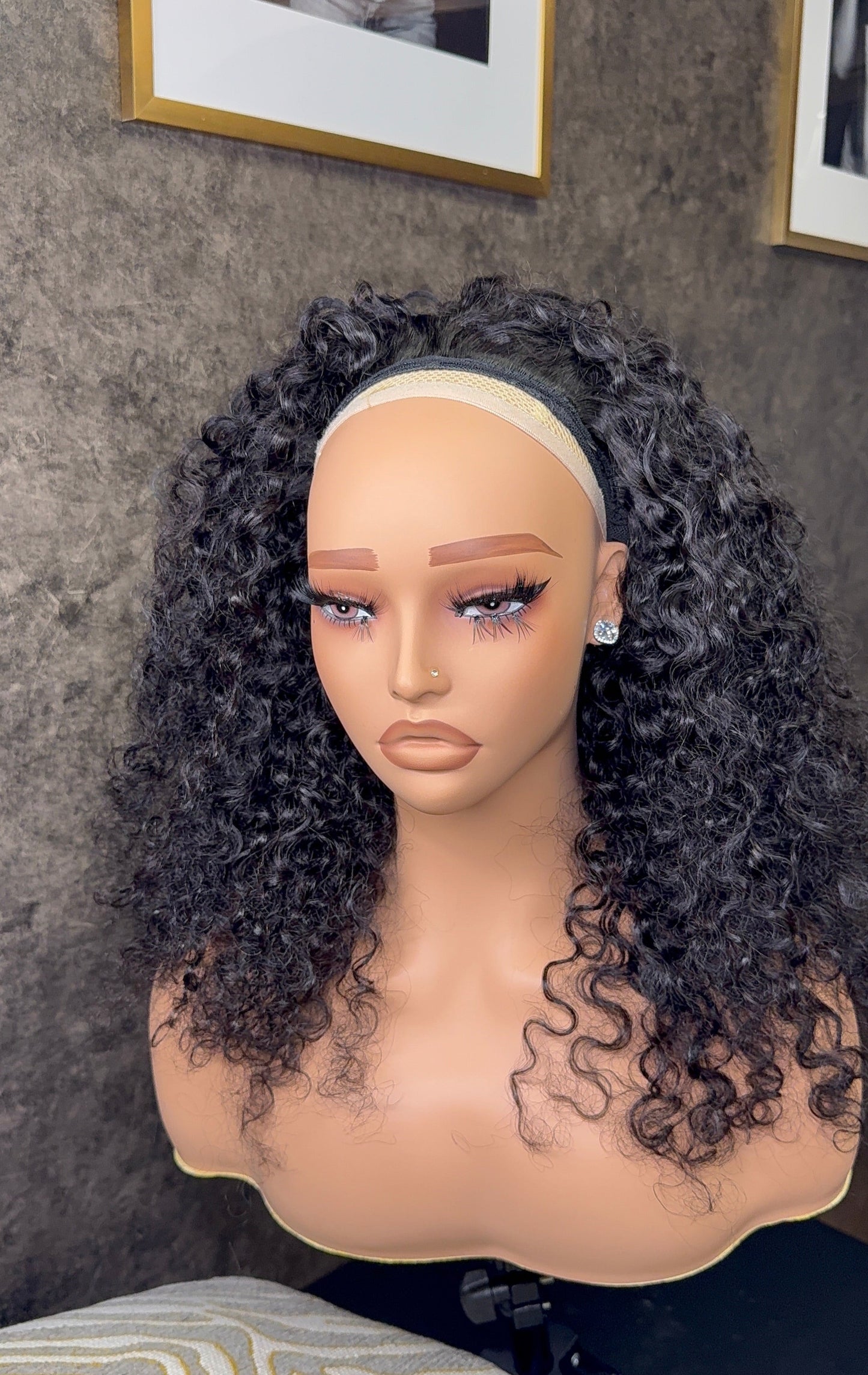 Flip-Over Half Wig