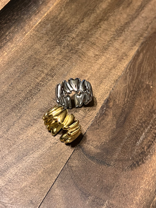 Chunky Heart Ring