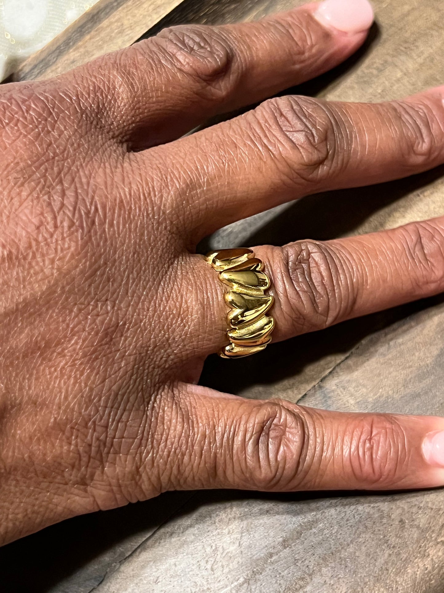 Chunky Heart Ring