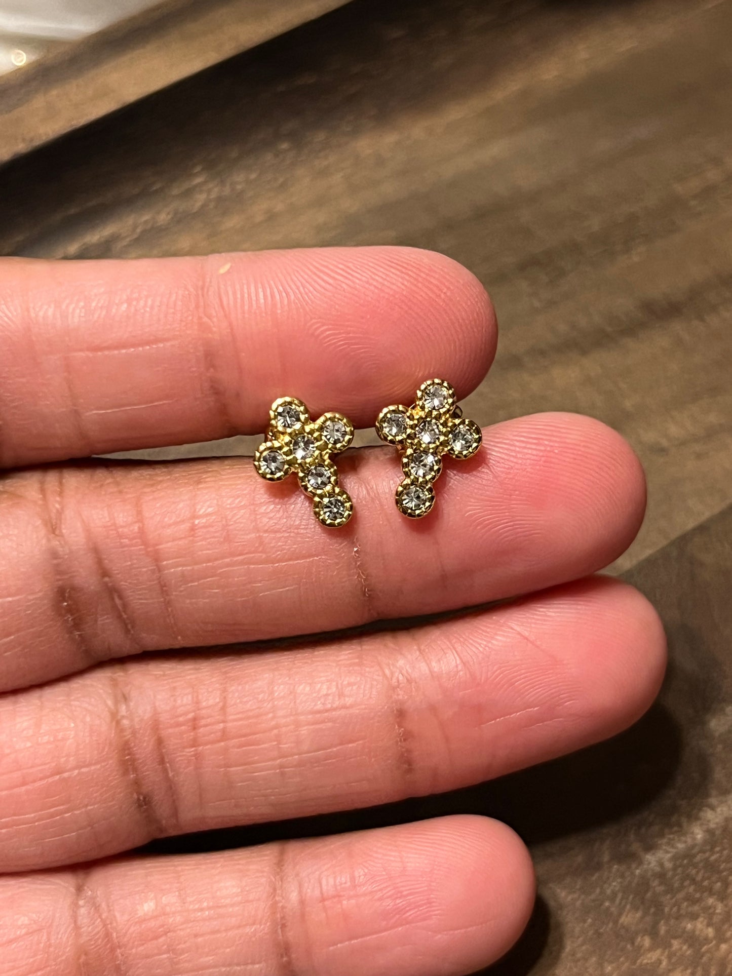 Vintage Cross Earrings