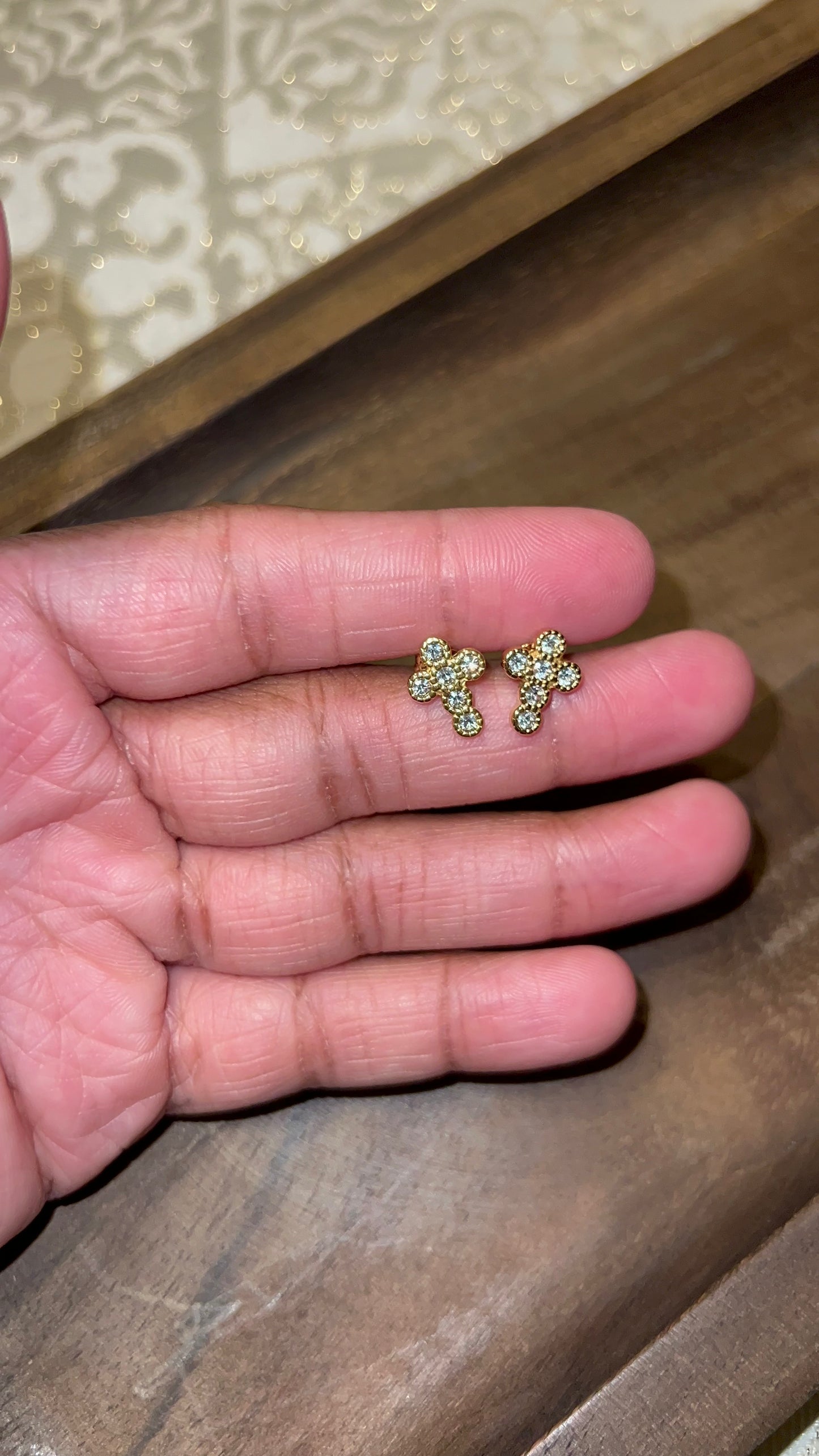 Vintage Cross Earrings