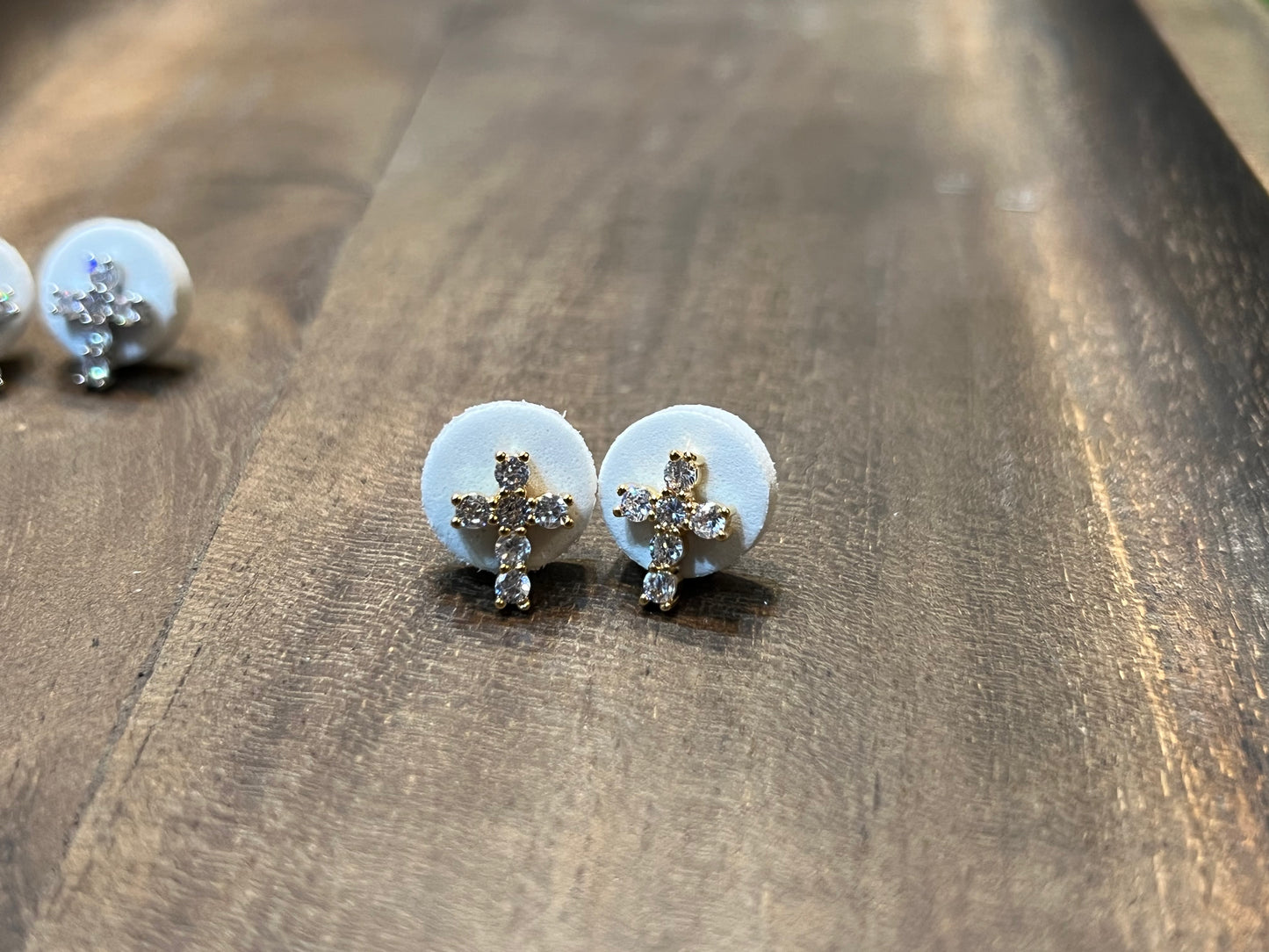 Classic Cross Earrings