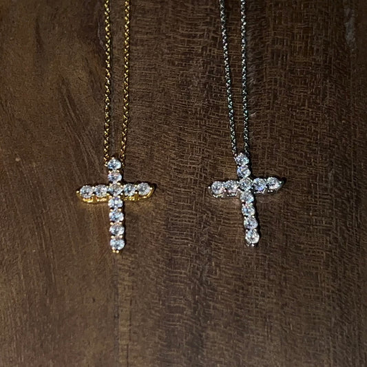 Crystal Clear Cross ~ Necklace