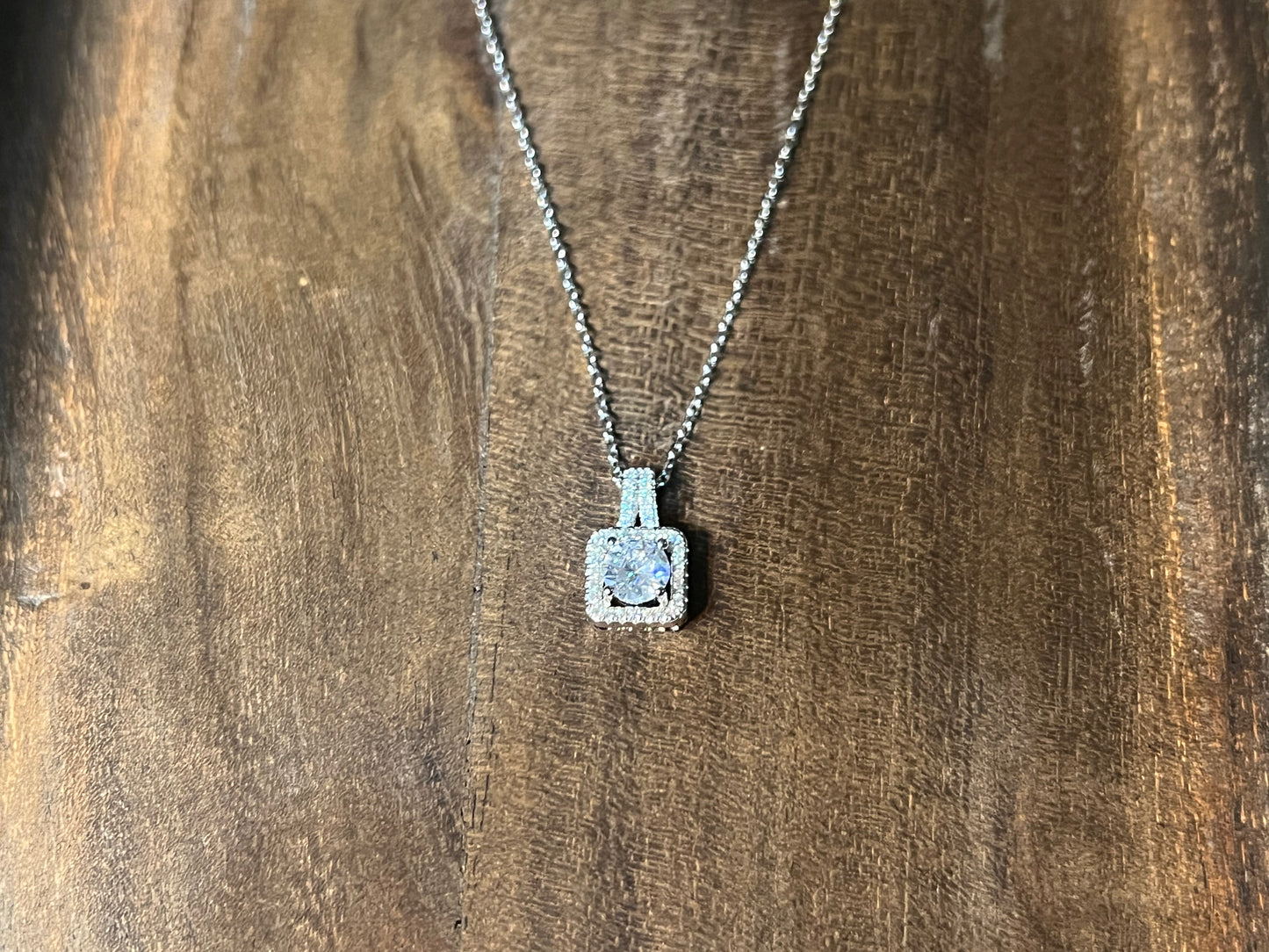 Tiffany Diamond Drop Necklace