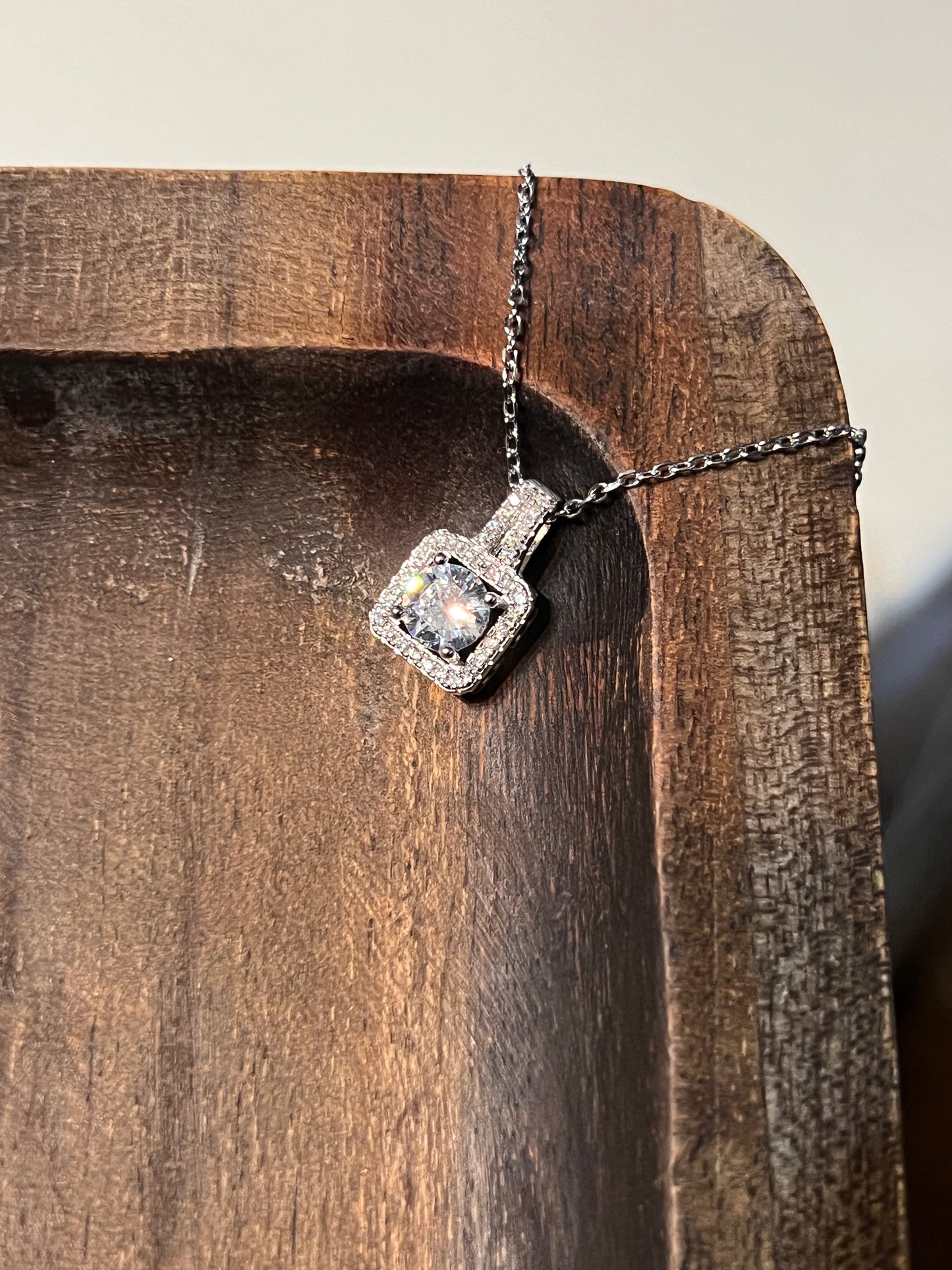 Tiffany Diamond Drop Necklace
