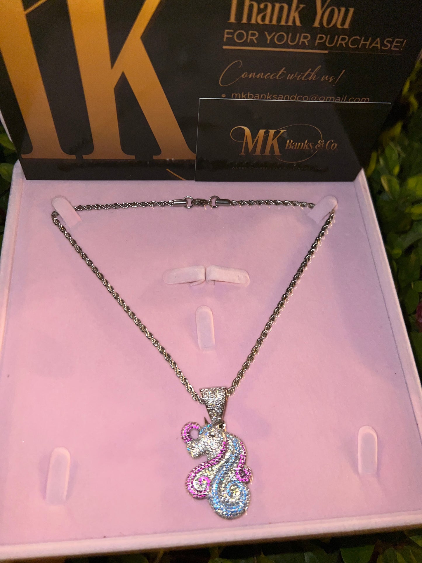Icy Unicorn Necklace