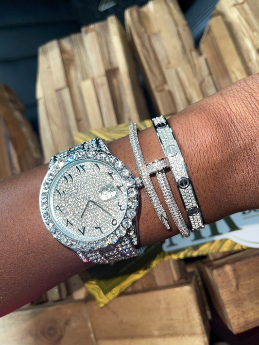 Ice'd Out Bustdown Watch