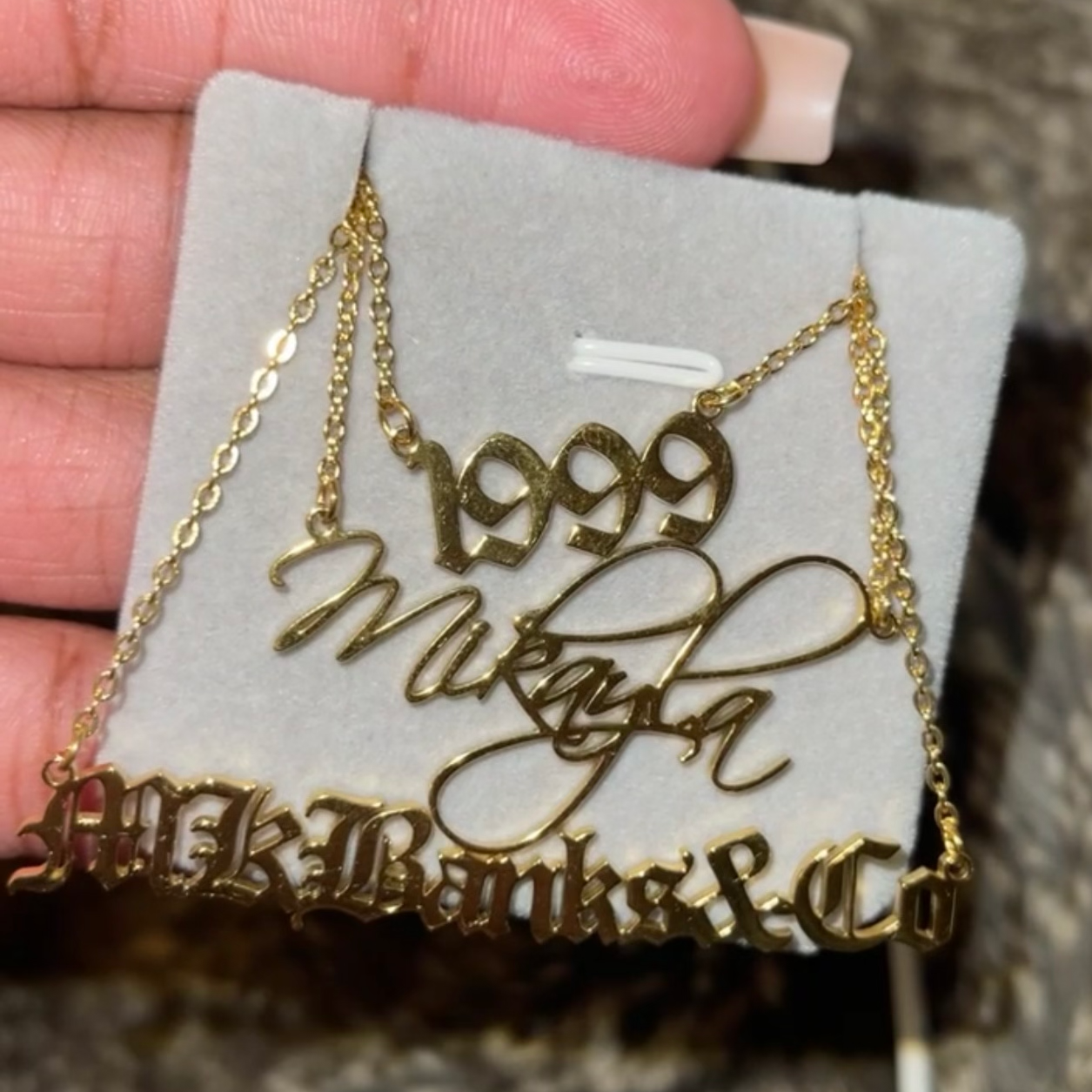 Custom 3 Layer Necklace