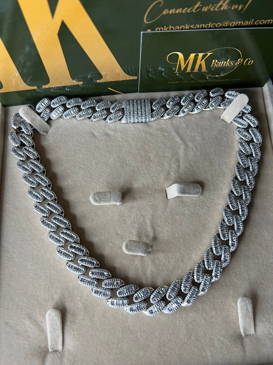 Diamond Cuban Link Necklace (12mm)