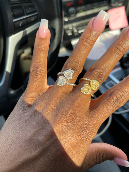Icy Heart Ring